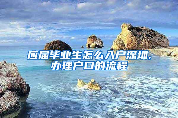 应届毕业生怎么入户深圳,办理户口的流程