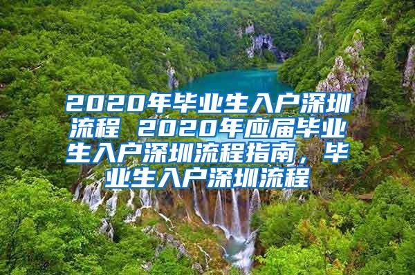 2020年毕业生入户深圳流程 2020年应届毕业生入户深圳流程指南，毕业生入户深圳流程