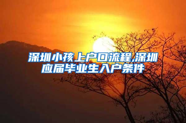 深圳小孩上户口流程,深圳应届毕业生入户条件