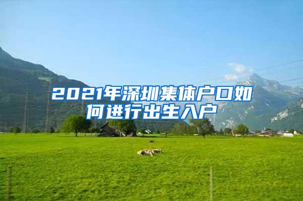 2021年深圳集体户口如何进行出生入户