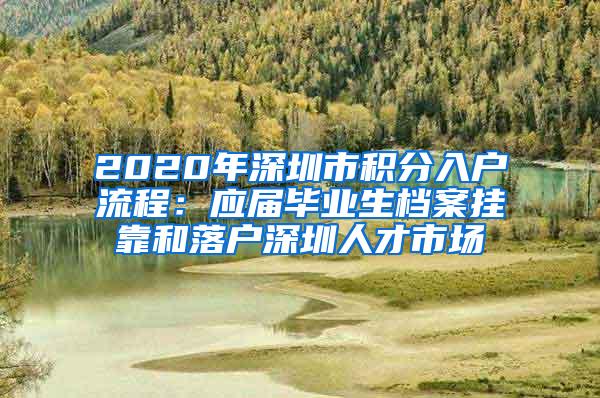 2020年深圳市积分入户流程：应届毕业生档案挂靠和落户深圳人才市场