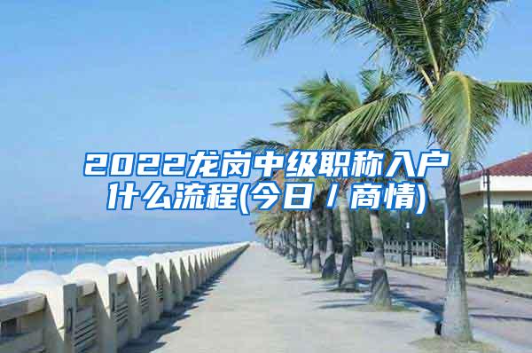 2022龙岗中级职称入户什么流程(今日／商情)