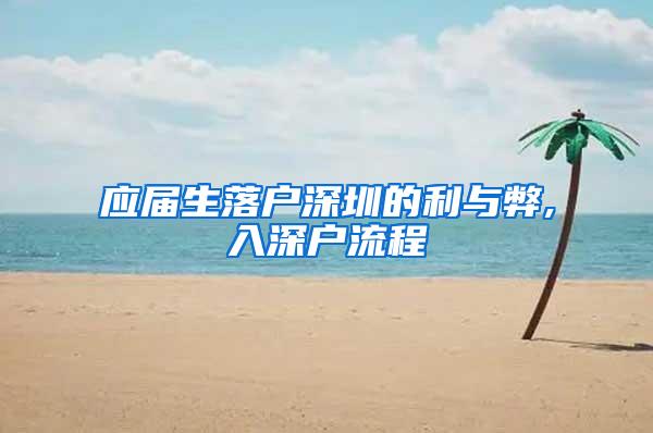 应届生落户深圳的利与弊,入深户流程