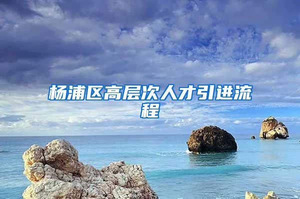 杨浦区高层次人才引进流程