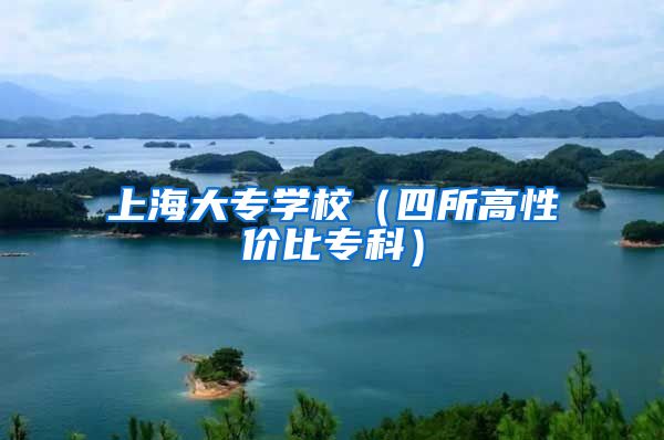 上海大专学校（四所高性价比专科）