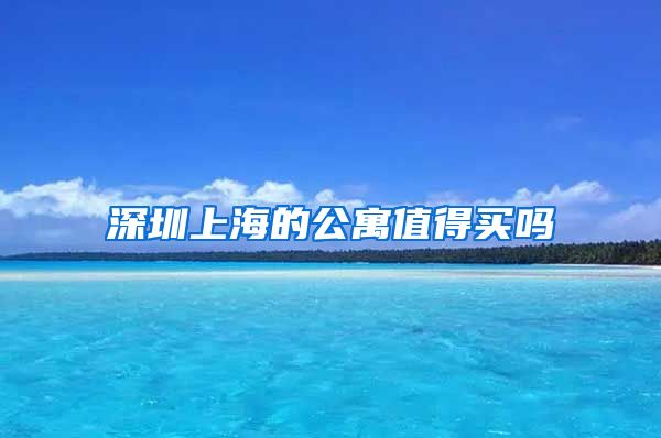 深圳上海的公寓值得买吗