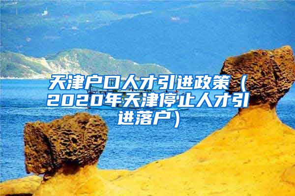 天津户口人才引进政策（2020年天津停止人才引进落户）