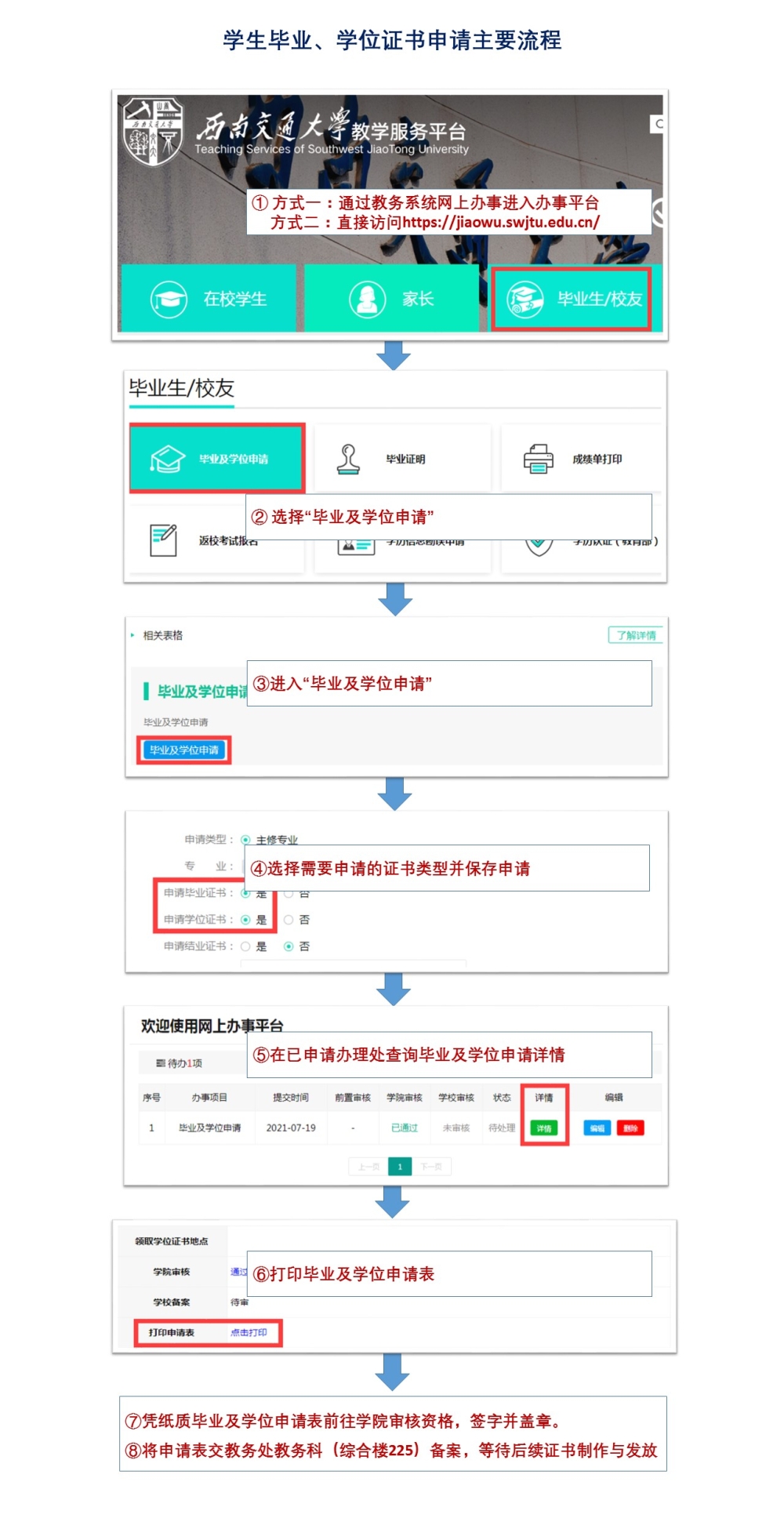 【返校生】2022年下半年毕业及学位申请指南（最新）