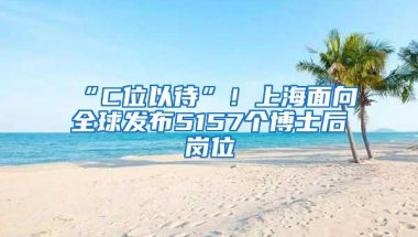 “C位以待”！上海面向全球发布5157个博士后岗位