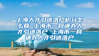 上海人才引进落户积分怎么算 上海市一网通办人才引进落户 上海市一网通办人才引进落户