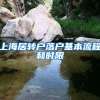 上海居转户落户基本流程和时限