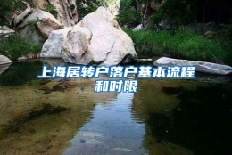 上海居转户落户基本流程和时限