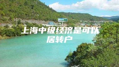 上海中级经济是可以居转户