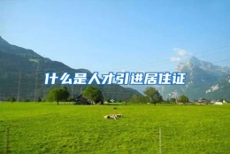 什么是人才引进居住证