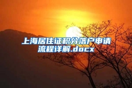 上海居住证积分落户申请流程详解.docx