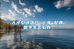 人才引进落户 上海 配偶是学生怎么办