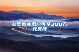 新型智库落户可享300万元支持