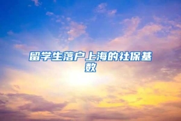 留学生落户上海的社保基数