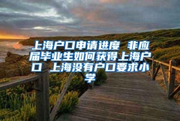 上海户口申请进度 非应届毕业生如何获得上海户口 上海没有户口要求小学