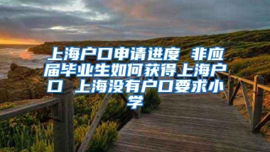 上海户口申请进度 非应届毕业生如何获得上海户口 上海没有户口要求小学