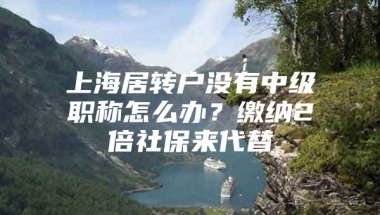 上海居转户没有中级职称怎么办？缴纳2倍社保来代替