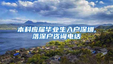 本科应届毕业生入户深圳,落深户咨询电话