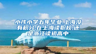 小孩小学五年毕业,上海没有积分,在上海读职校,还是浙江读初高中