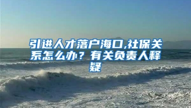 引进人才落户海口,社保关系怎么办？有关负责人释疑