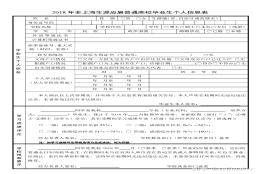 2018应届生上海落户所需提交的材料