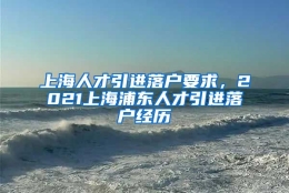 上海人才引进落户要求，2021上海浦东人才引进落户经历