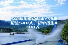 公办华附落户陆丰！小学招生540人、初中招生400人