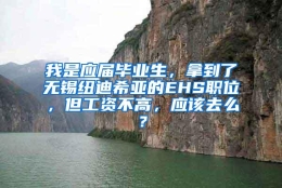 我是应届毕业生，拿到了无锡纽迪希亚的EHS职位，但工资不高，应该去么？