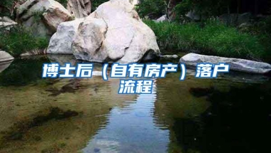 博士后（自有房产）落户流程