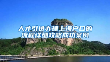 人才引进办理上海户口的流程详细攻略成功案例