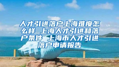 人才引进落户上海难度怎么样 上海人才引进和落户条件 上海市人才引进落户申请报告