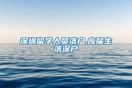 深圳留学人员落户,应届生落深户