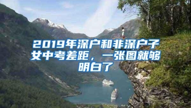 2019年深户和非深户子女中考差距，一张图就够明白了