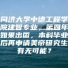 同济大学中德工程学院建智专业，第四年如果出国，本科毕业后再申请美帝研究生有无可能？