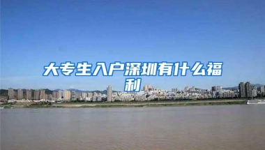 大专生入户深圳有什么福利