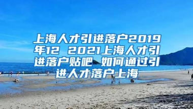 上海人才引进落户2019年12 2021上海人才引进落户贴吧 如何通过引进人才落户上海