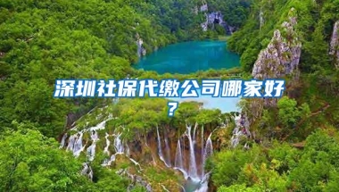 深圳社保代缴公司哪家好？