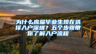 为什么应届毕业生现在选择入户深圳？五个步骤带你了解入户流程