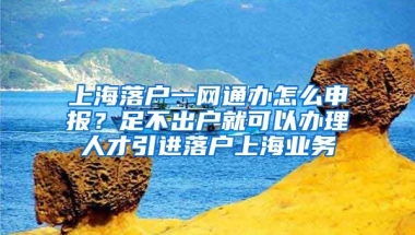 上海落户一网通办怎么申报？足不出户就可以办理人才引进落户上海业务