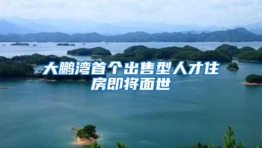 大鹏湾首个出售型人才住房即将面世