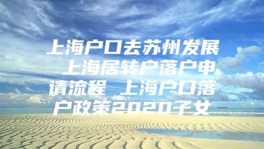 上海户口去苏州发展 上海居转户落户申请流程 上海户口落户政策2020子女