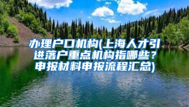 办理户口机构(上海人才引进落户重点机构指哪些？申报材料申报流程汇总)