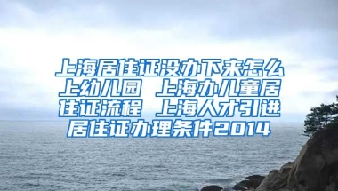 上海居住证没办下来怎么上幼儿园 上海办儿童居住证流程 上海人才引进居住证办理条件2014