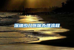 深圳少儿医保办理流程