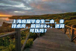 上海应届毕业生二本，非技术岗，税前8k+，还算可以吗？