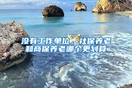 没有工作单位，社保养老和商保养老哪个更划算